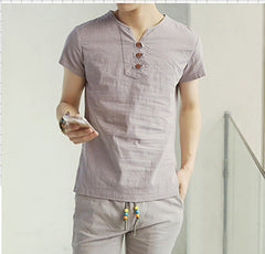 New Summer Style Mens Short Sleeve