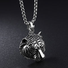 Men Pendant Necklace Tiger