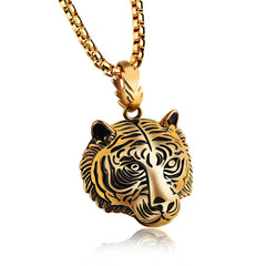 Men Pendant Necklace Tiger