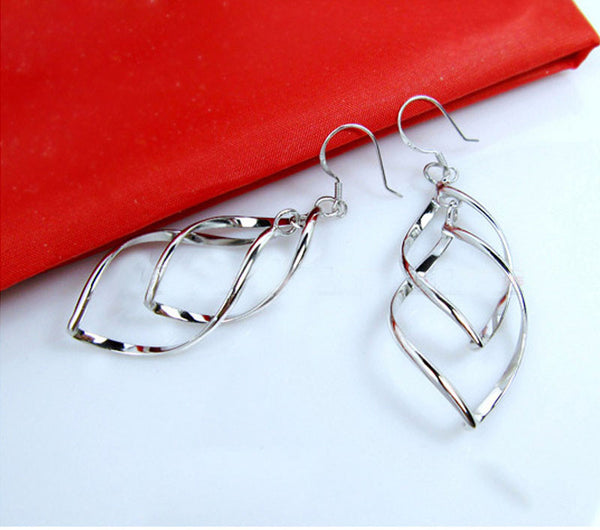 Dangle Earings Eardrop Jewelry Silver