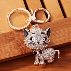 Cat Sparkling Car Key Pendant